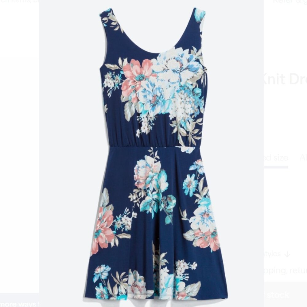 Verse Darcie Knit Dress - Navy - XL